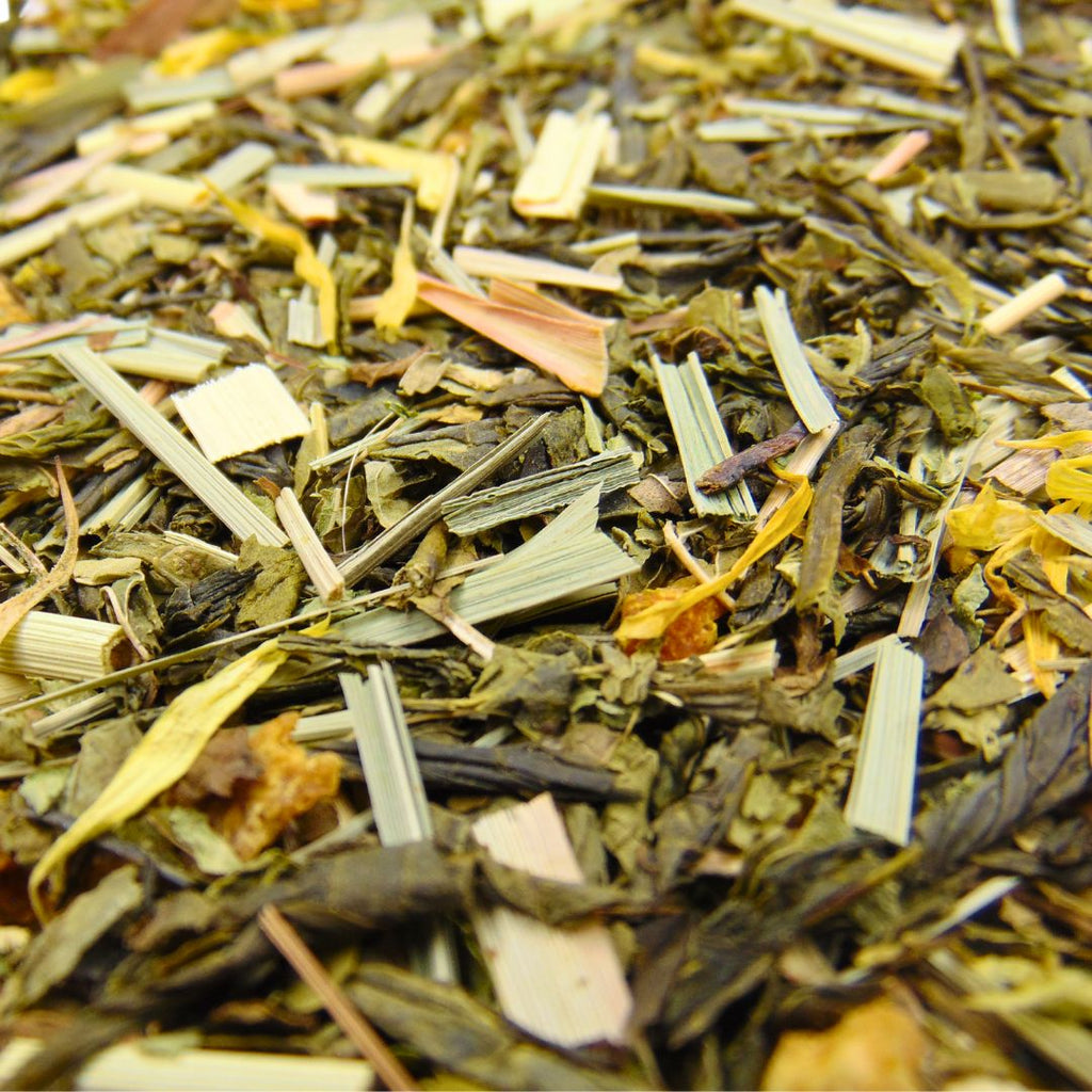 Citrus Mint Green Tea Blend - Refreshing Taste of Summer - Strider Coffee Roasters -