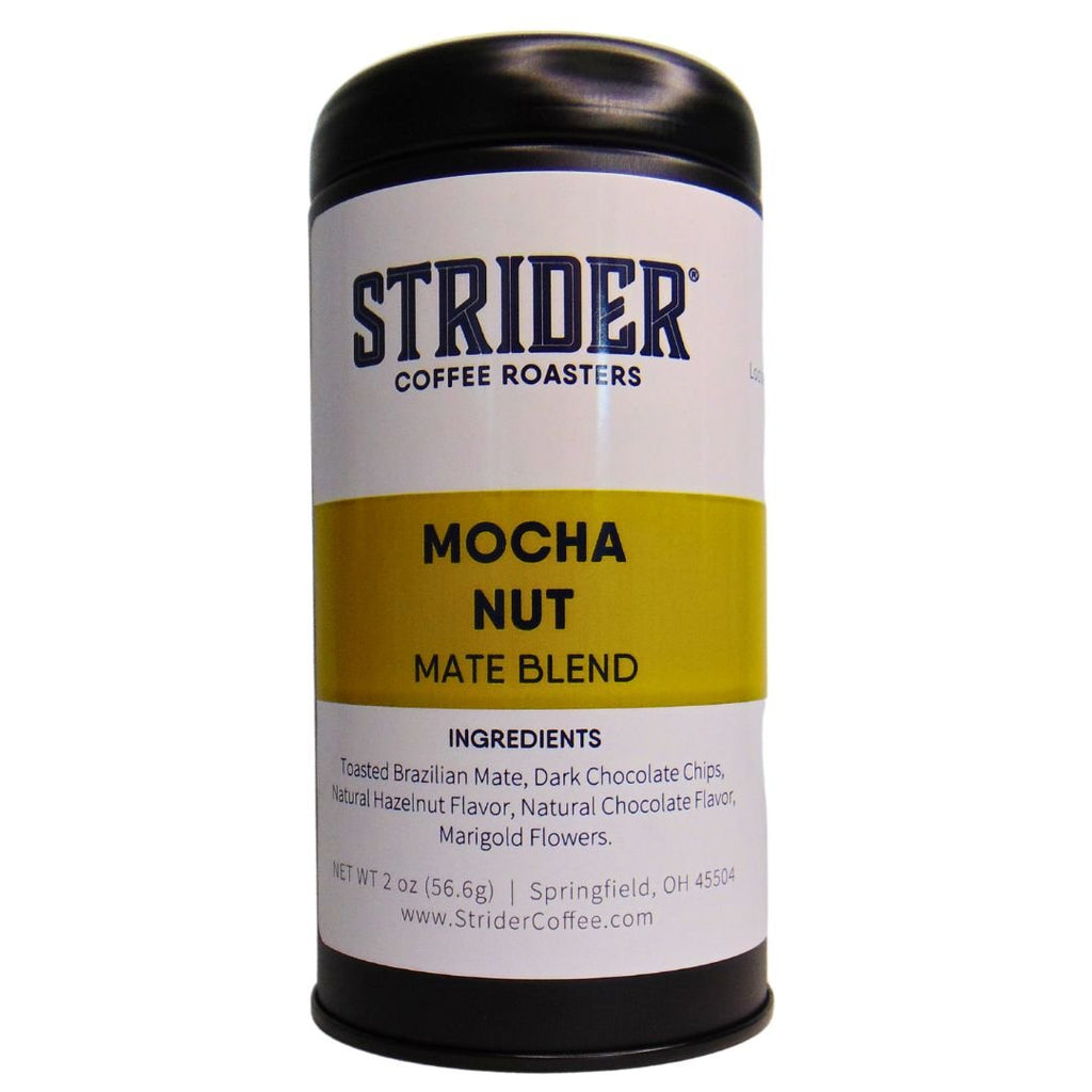 Nutty Mocha Mate Blend | Energizing Yerba Mate Tea - Strider Coffee Roasters -