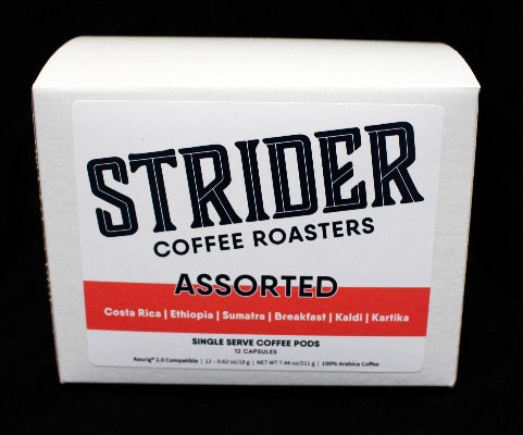 Assorted K Cups Strider Coffee Roasters