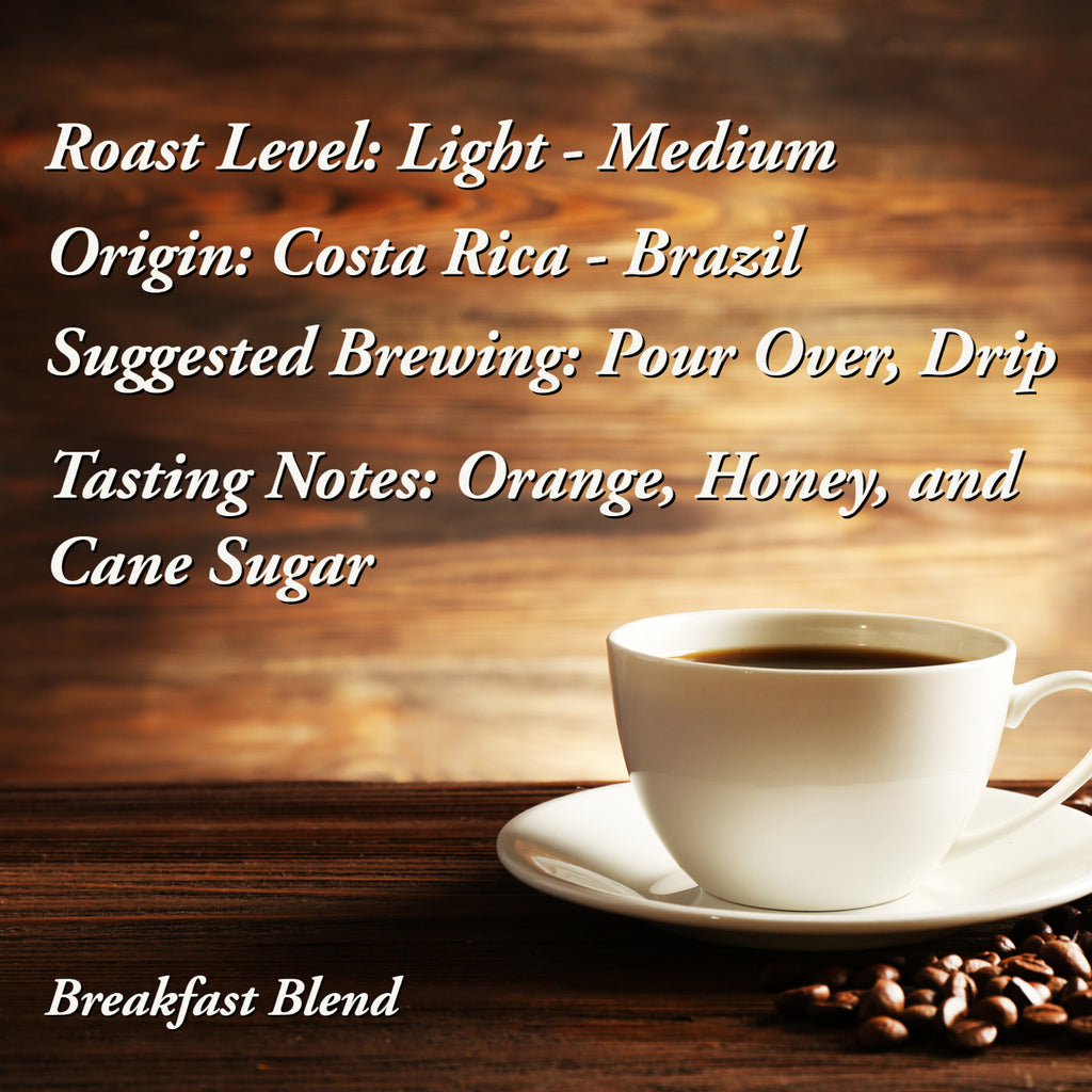 Breakfast Blend Information Strider Coffee Roasters
