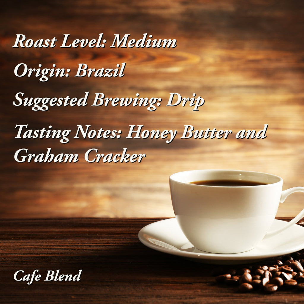 Cafe Blend Strider Coffee Information