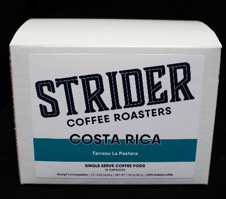 Costa Rica Tarrazu La Pastora K Cups Strider Coffee Roasters