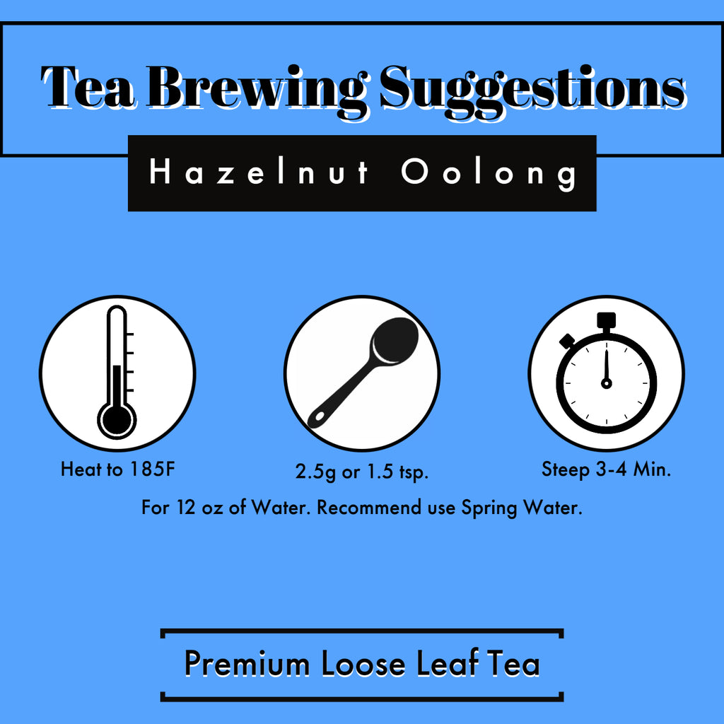 Hazelnut Oolong Tea Brewing Suggestion