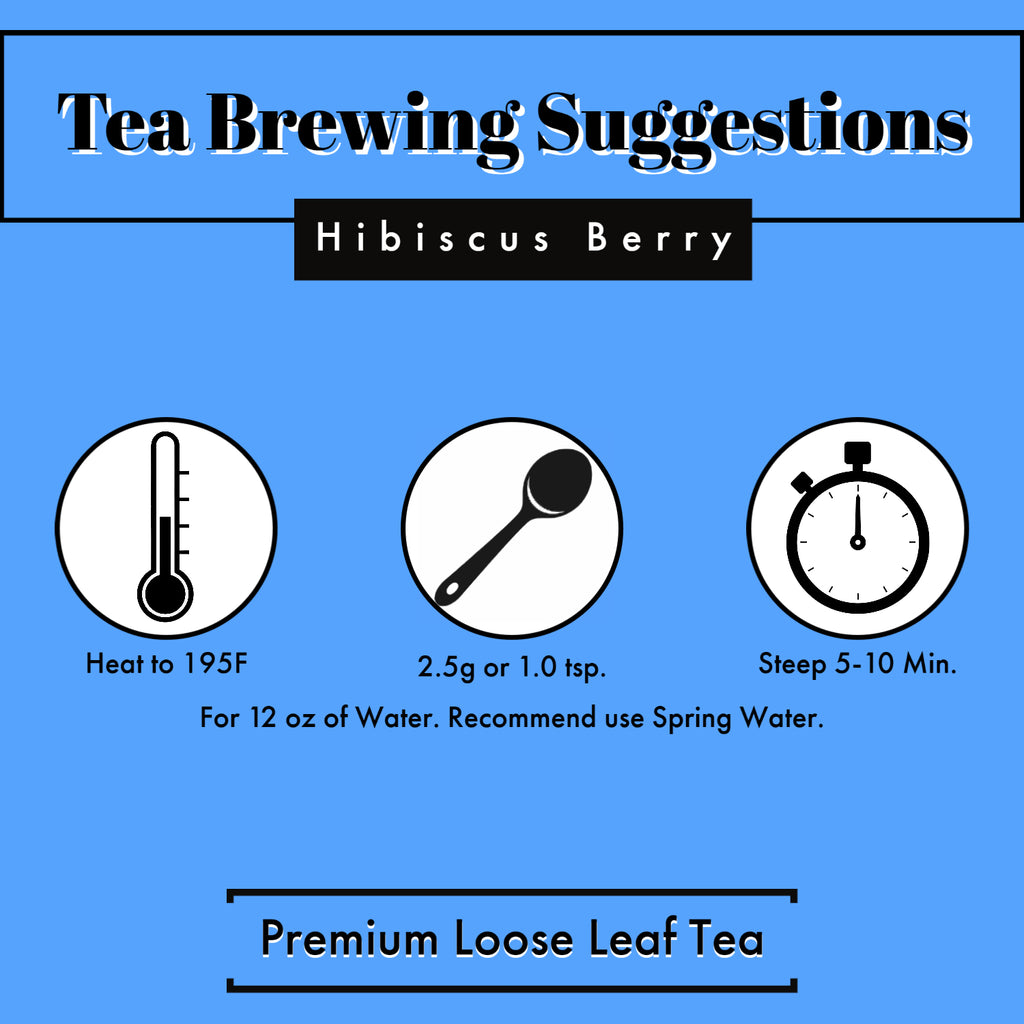 Hibiscus Berry Tea Brewing Suggestion