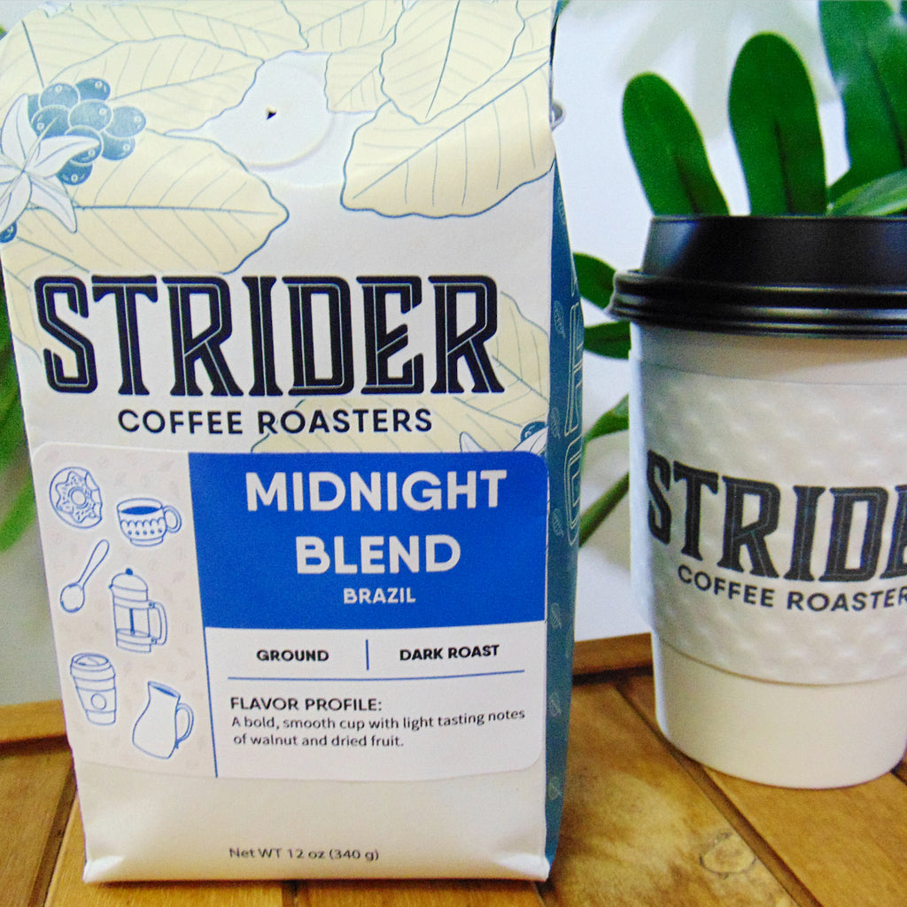 Midnight Blend Dark Roast Ground Coffee