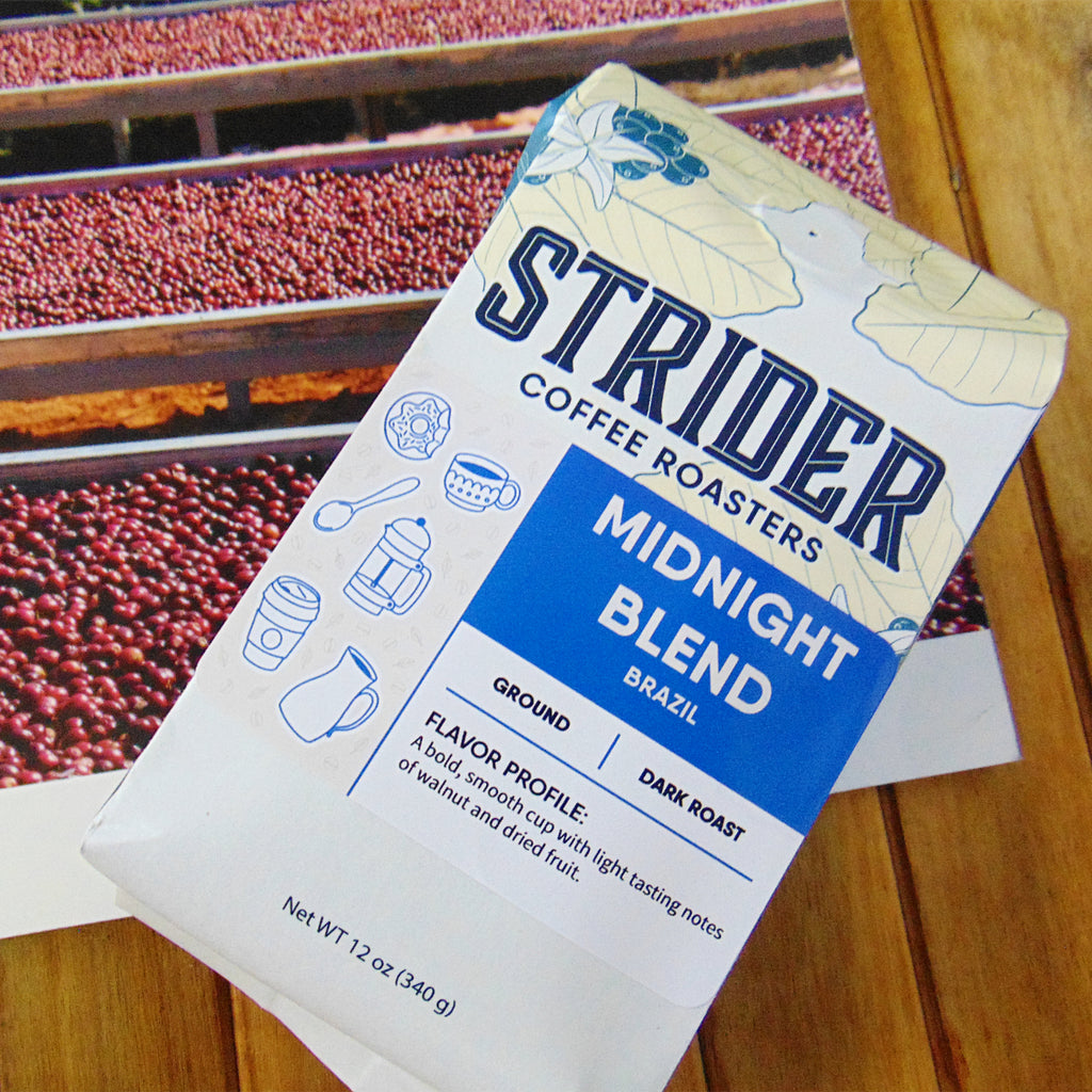 Midnight Blend Ground Dark Roast Coffee