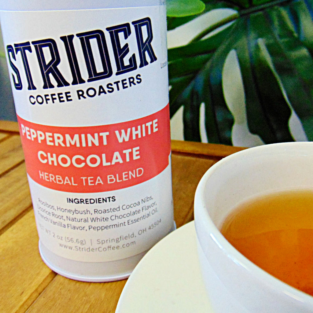 peppermint white chocolate loose leaf tea