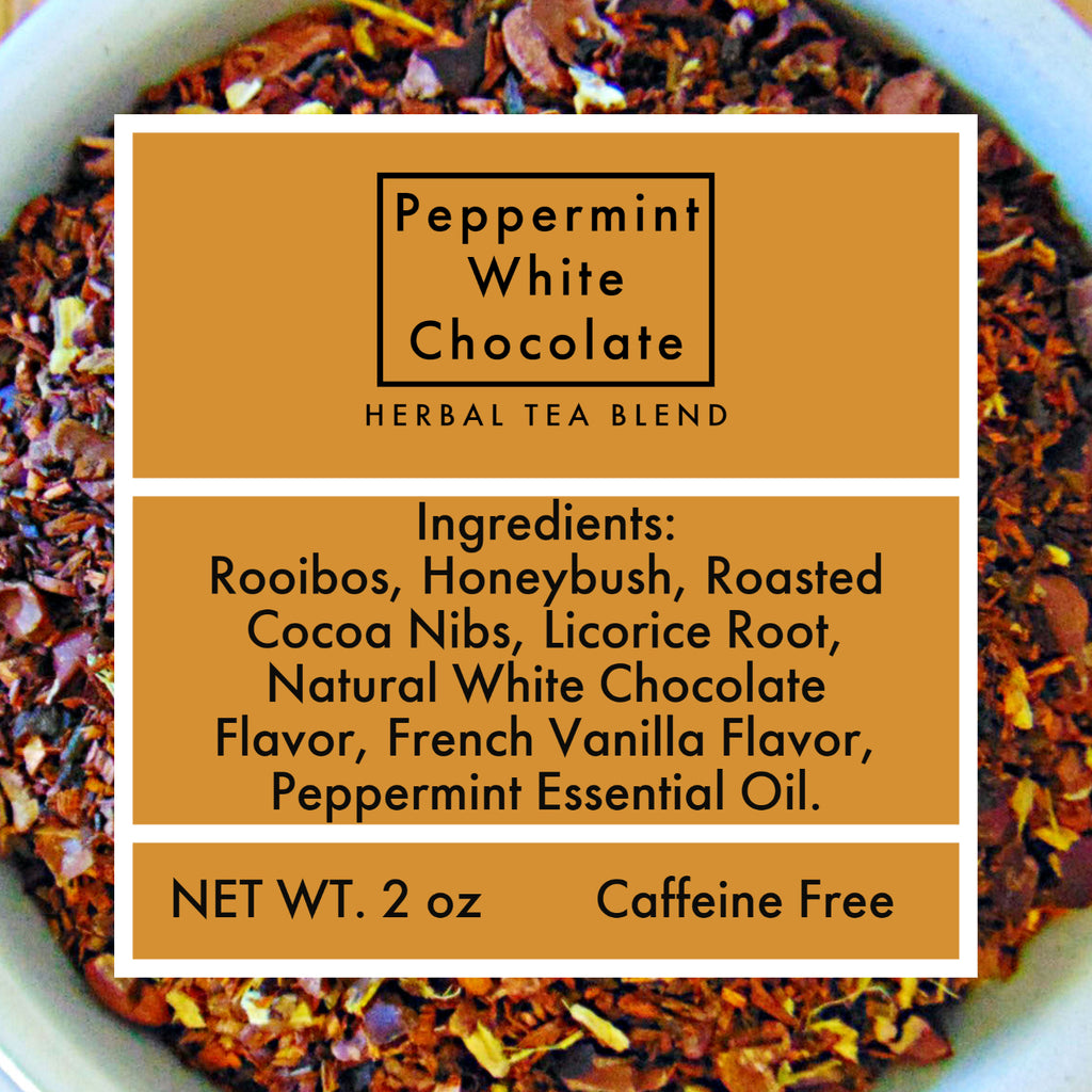 peppermint white chocolate herbal tea information