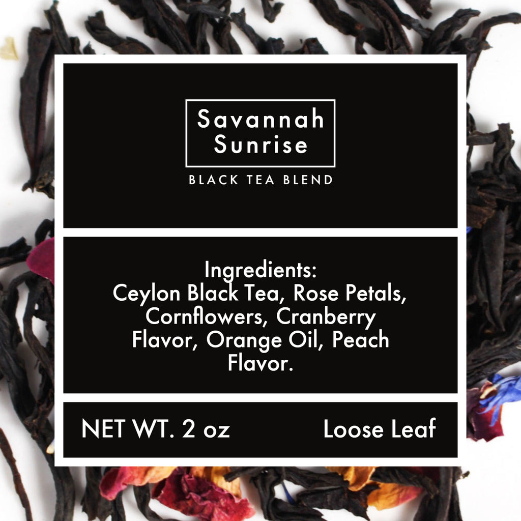 Savannah Sunrise Black Tea Information