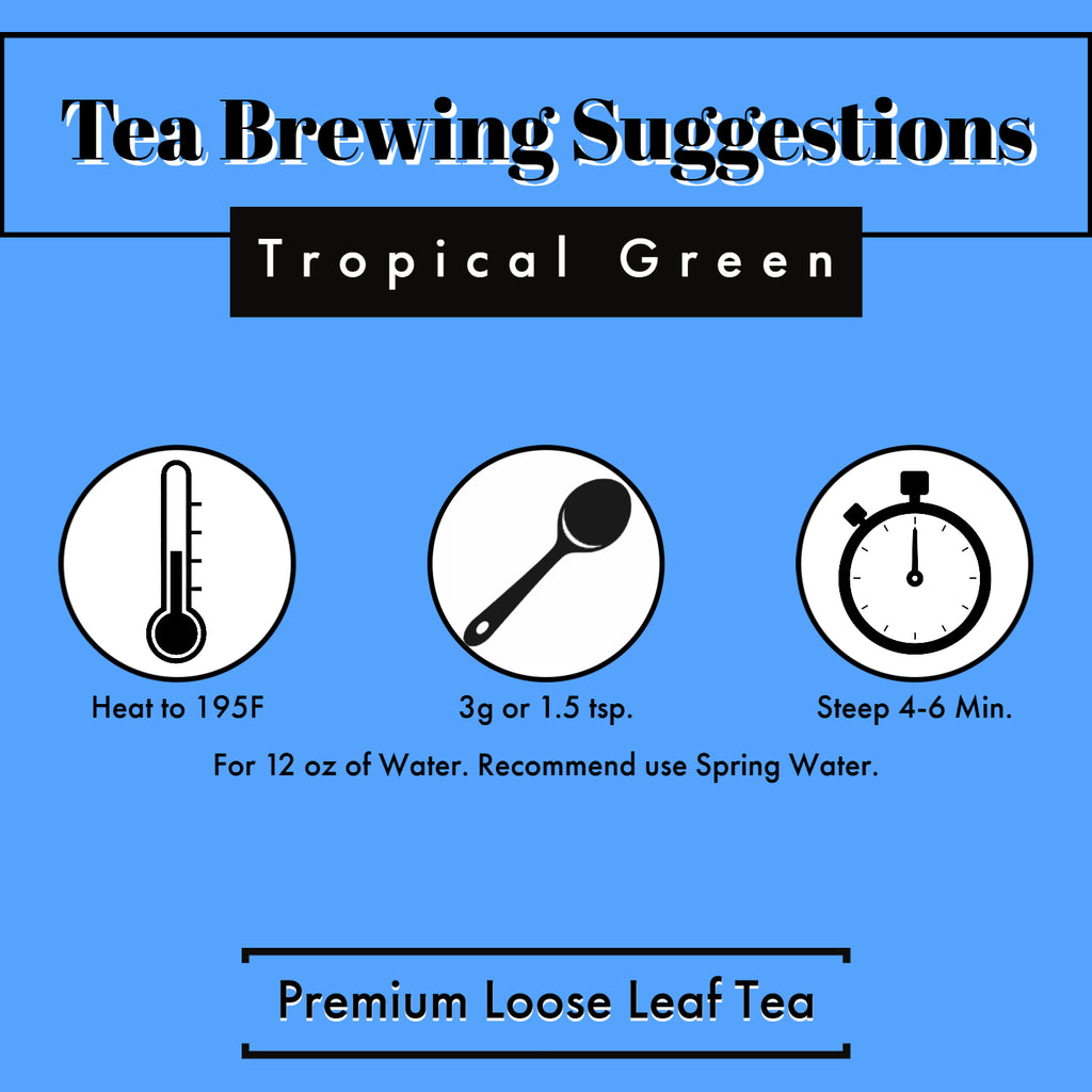 Tropical Green Tea Brewing Suggestion