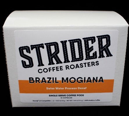 Brazil Mogiana Decaf | K Cups - Strider Coffee Roasters - 850039297160
