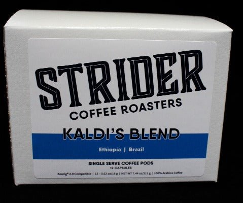 Kaldi's Blend | K Cups - Strider Coffee Roasters - 850037297122