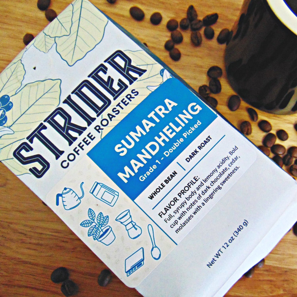 Mandheling Sumatra Coffee Blend - Strider Coffee Roasters -