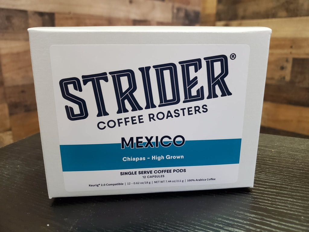 Mexico Chiapas | K Cups - Strider Coffee Roasters - 850037297504