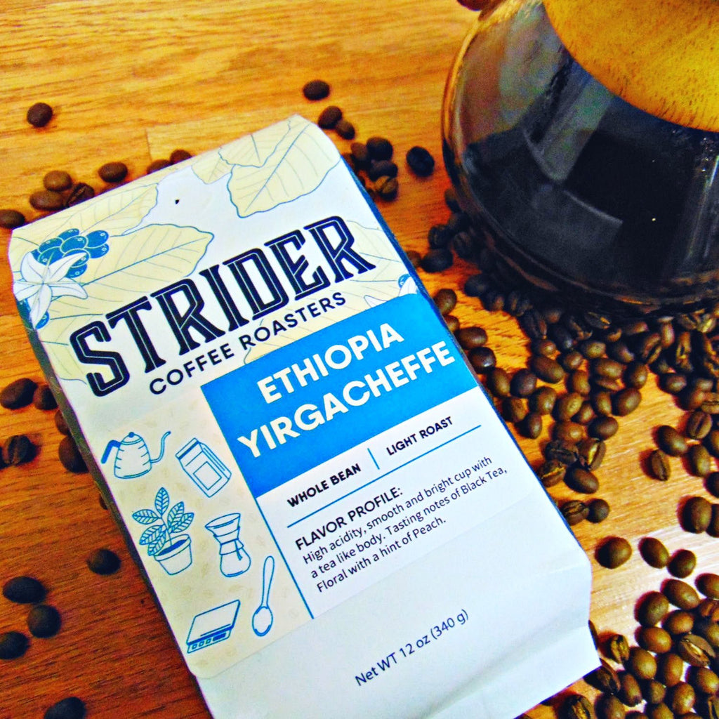 Yirgacheffe Coffee - From Ethiopia - Strider Coffee Roasters -
